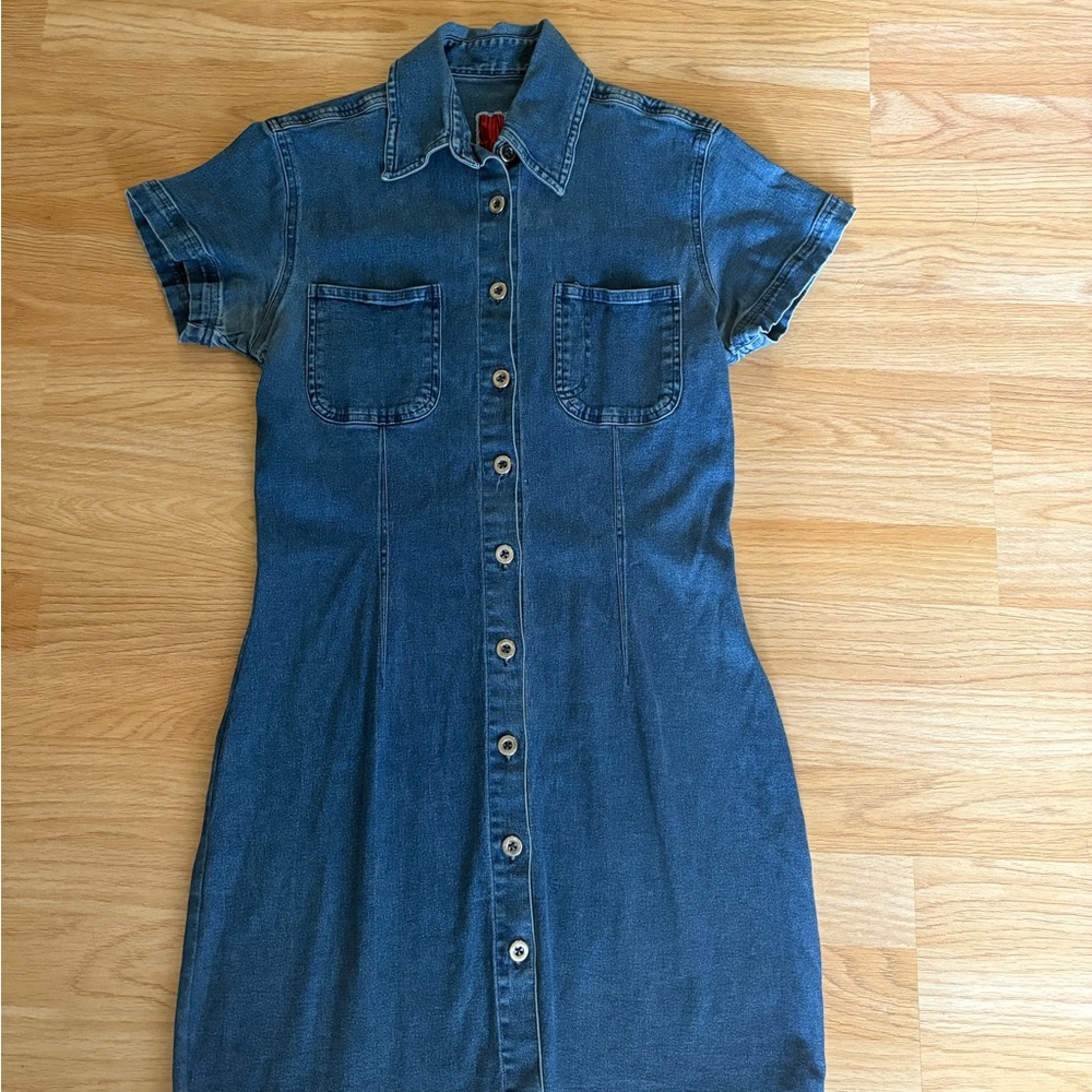 90s Denim Minidress